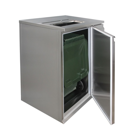 Refrigerating box for waste