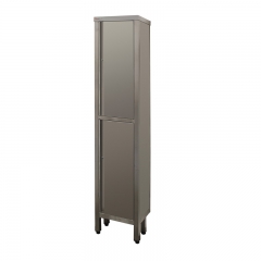 Cabinet with swing doors with two section