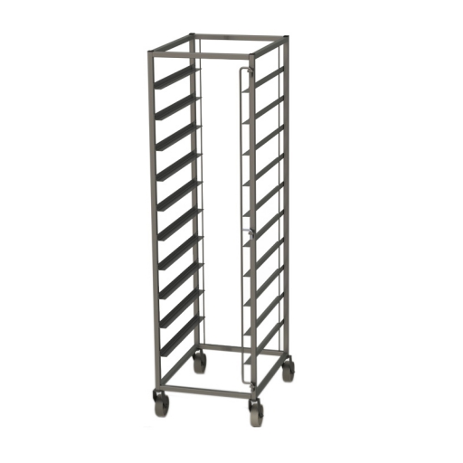 Tray trolley for thermoboxes with 10 levels
